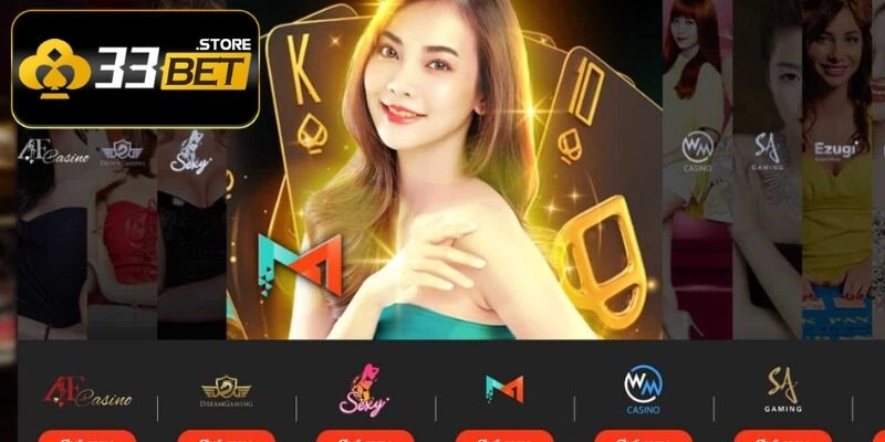 Casino trực tuyến – Trải nghiệm đỉnh cao tại 33BET hấp dẫn